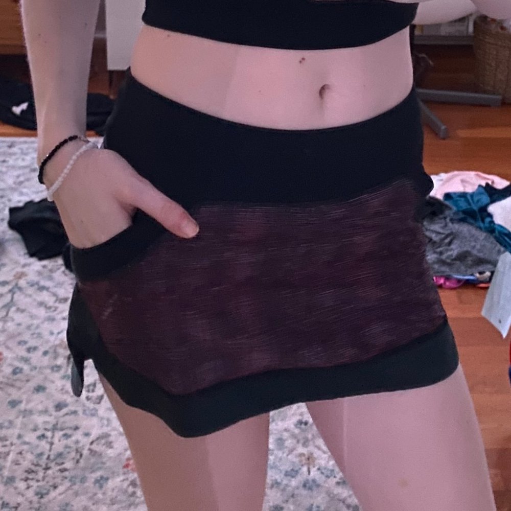 Purple Patterned lululemon Tennis Skirt w/ Pocket